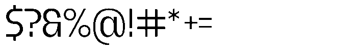1923 Condensed Light Font OTHER CHARS