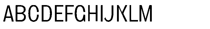 1923 Condensed Light Font UPPERCASE