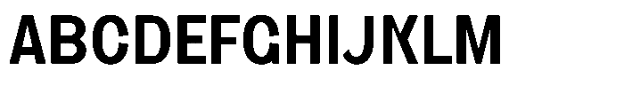 1923 Condensed Medium Font UPPERCASE