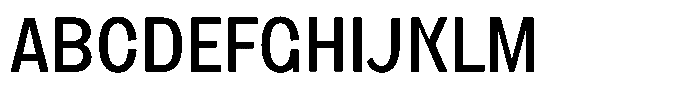 1923 Condensed Regular Font UPPERCASE