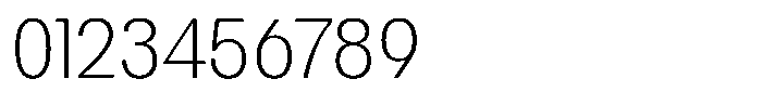 1923 Condensed Thin Font OTHER CHARS