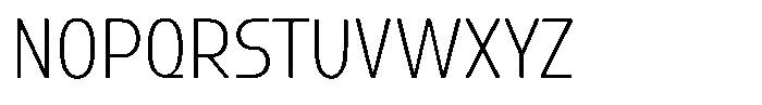 1923 Condensed Thin Font UPPERCASE