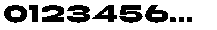 1923 Extended Black Font OTHER CHARS