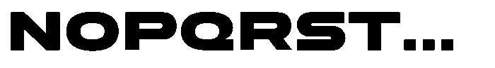 1923 Extended Black Font UPPERCASE