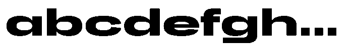 1923 Extended Black FONT