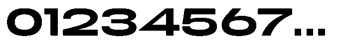 1923 Extended Bold Font OTHER CHARS