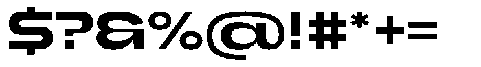 1923 Extended Bold Font OTHER CHARS