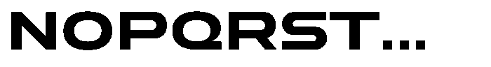 1923 Extended Bold Font UPPERCASE