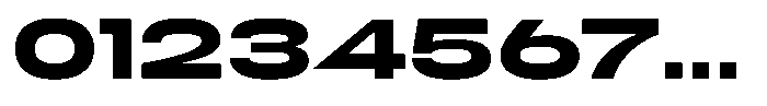 1923 Extended Extra Bold Font OTHER CHARS