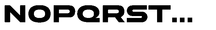 1923 Extended Extra Bold Font UPPERCASE