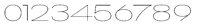 1923 Extended Hairline Font OTHER CHARS