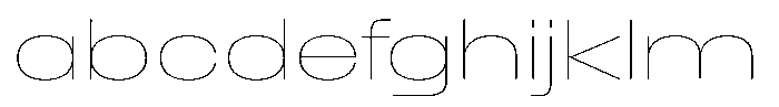 1923 Extended Hairline FONT