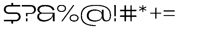 1923 Extended Light Font OTHER CHARS