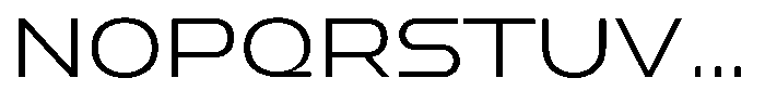 1923 Extended Light Font UPPERCASE