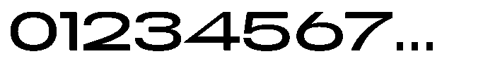 1923 Extended Medium Font OTHER CHARS