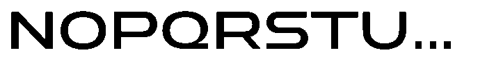 1923 Extended Medium Font UPPERCASE