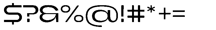 1923 Extended Regular Font OTHER CHARS