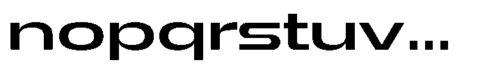 1923 Extended Semi Bold Font LOWERCASE