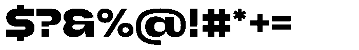 1923 Extra Bold Font OTHER CHARS