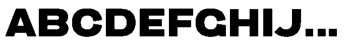 1923 Extra Bold Font UPPERCASE