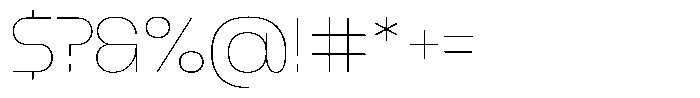 1923 Hair Font OTHER CHARS
