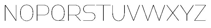 1923 Hair Font UPPERCASE