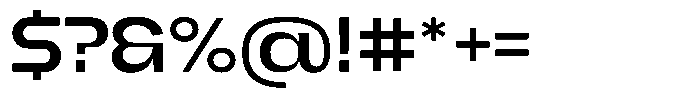 1923 Medium Font OTHER CHARS