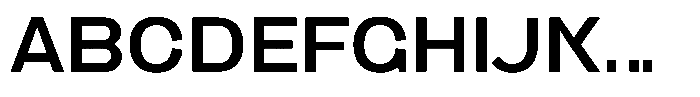 1923 Medium Font UPPERCASE