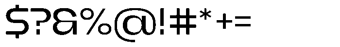 1923 Regular Font OTHER CHARS