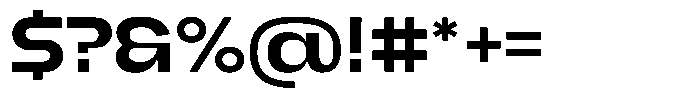 1923 Semi Bold Font OTHER CHARS