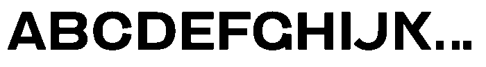 1923 Semi Bold Font UPPERCASE