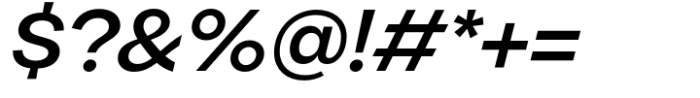 1955 Medium Italic Font OTHER CHARS