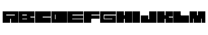 1B_MAZE-black Font UPPERCASE