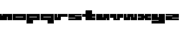 1B_MAZE-black Font LOWERCASE