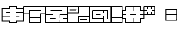 1B_MAZE-white Font OTHER CHARS