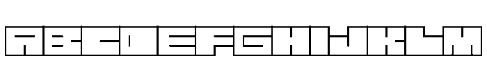1B_MAZE-white Font UPPERCASE