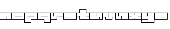1B_MAZE-white Font LOWERCASE