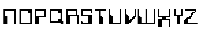 1Bit Font UPPERCASE