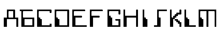 1BitShidinn Font UPPERCASE