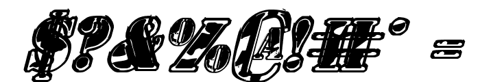 1st Cav II Italic Font OTHER CHARS