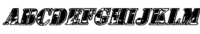 1st Cav II Italic Font UPPERCASE