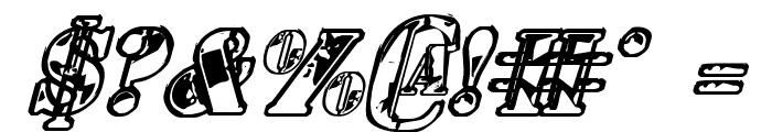 1st Cav Italic Font OTHER CHARS