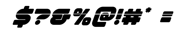 1st Enterprises Laser Super-Italic Font OTHER CHARS