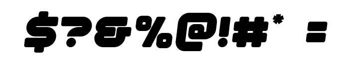 1st Enterprises Semi-Italic Font OTHER CHARS