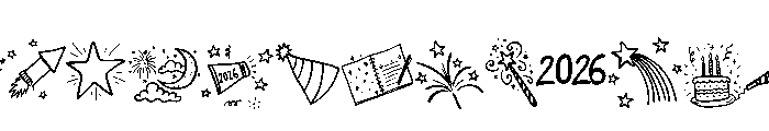 2026 New Year FONT