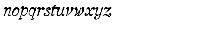 2010 Pipo Italic Font LOWERCASE