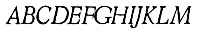 2009 GLC Plantin Italic Font UPPERCASE