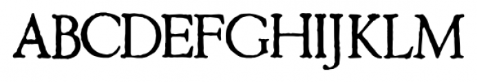 2009 GLC Plantin Normal Font UPPERCASE