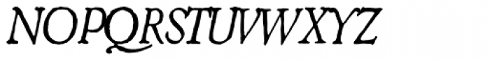 2009 GLC Plantin Italic Font UPPERCASE