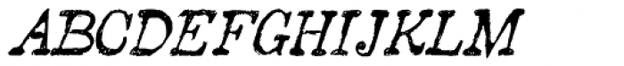 2010 Pipo Classic Italic Font UPPERCASE